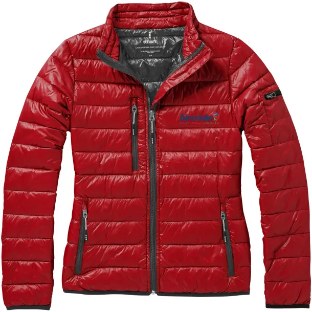 Scotia light down ladies jacket - Elevate Life Red