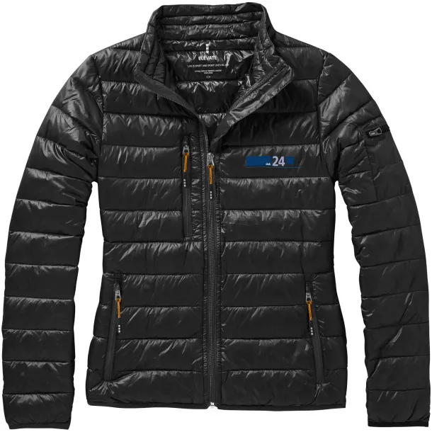 Scotia light down ladies jacket - Elevate Life Solid black