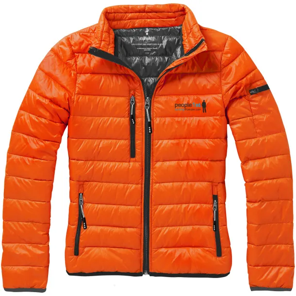 Scotia light down ladies jacket - Elevate Life Orange