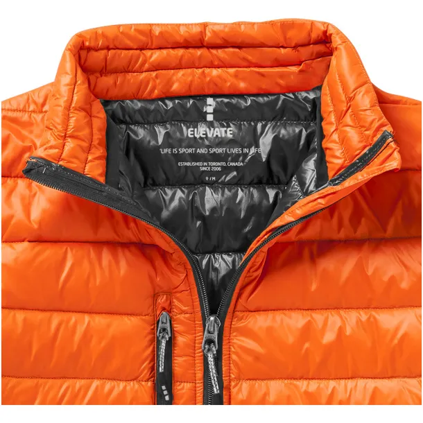 Scotia light down ladies jacket - Elevate Life Orange