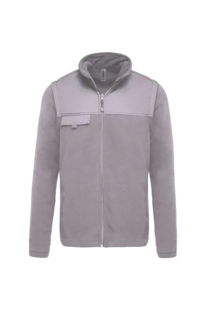  FLEECE JACKET WITH REMOVABLE SLEEVES - Designed To Work Convoy Grey