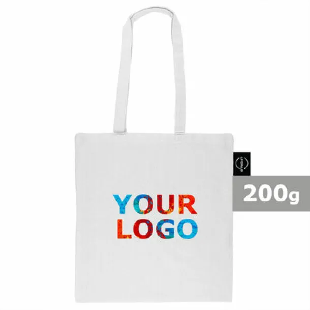  Recycled cotton shopping bag B'RIGHT, 200 g/m2 Bijela