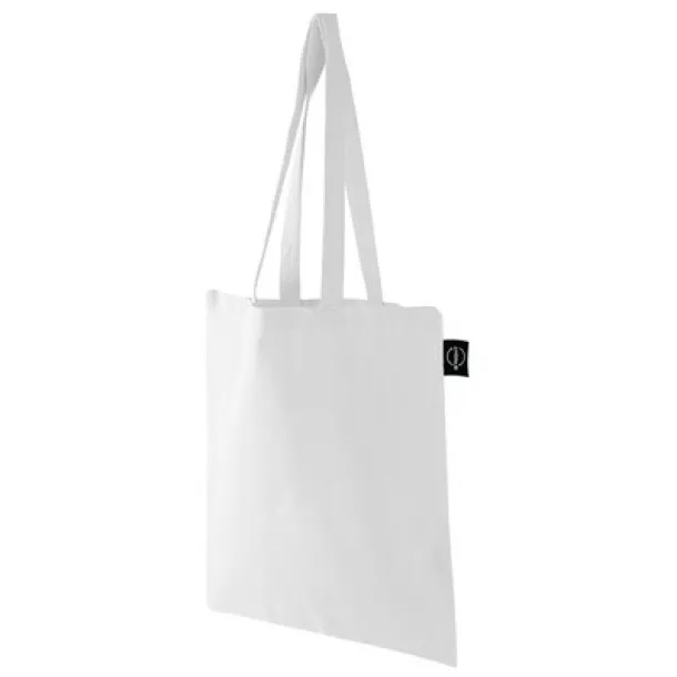  Recycled cotton shopping bag B'RIGHT, 200 g/m2 white