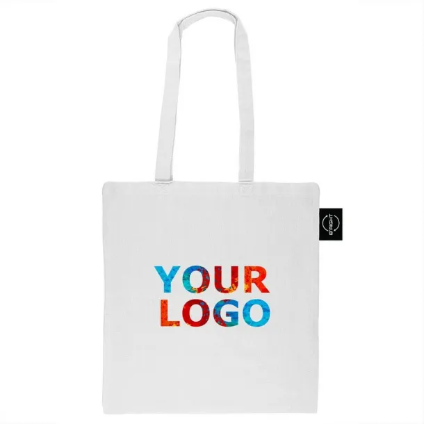  Recycled cotton shopping bag B'RIGHT, 200 g/m2 Bijela