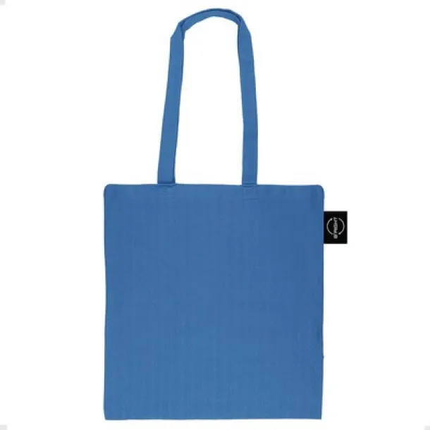  Recycled cotton shopping bag B'RIGHT, 200 g/m2 navy blue