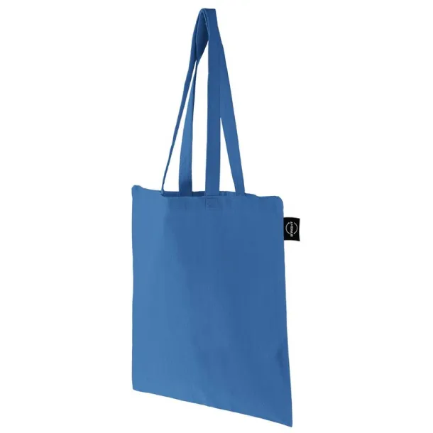  Recycled cotton shopping bag B'RIGHT, 200 g/m2 navy blue