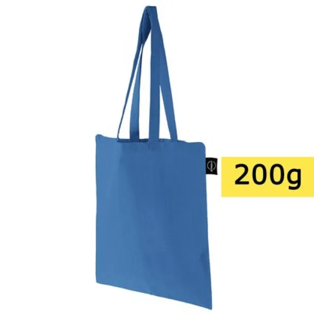  Recycled cotton shopping bag B'RIGHT, 200 g/m2 navy blue