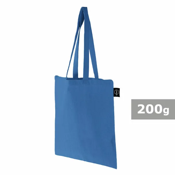  Recycled cotton shopping bag B'RIGHT, 200 g/m2 navy blue