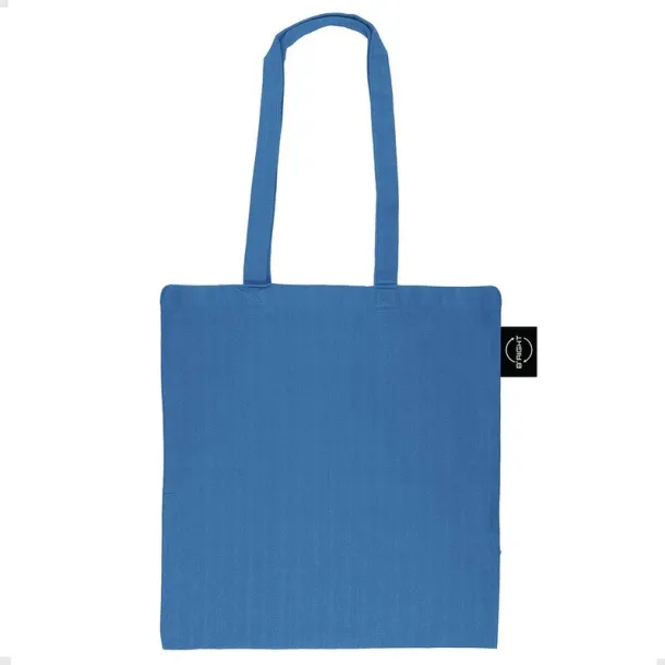  Recycled cotton shopping bag B'RIGHT, 200 g/m2 navy blue