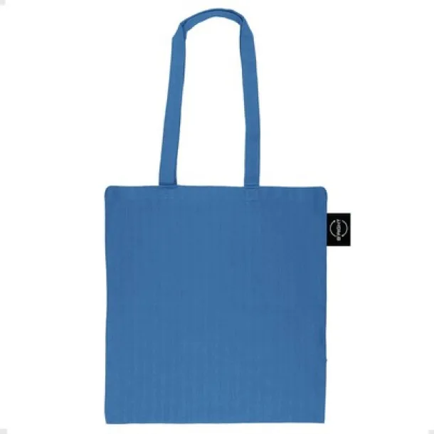  Recycled cotton shopping bag B'RIGHT, 200 g/m2 navy blue