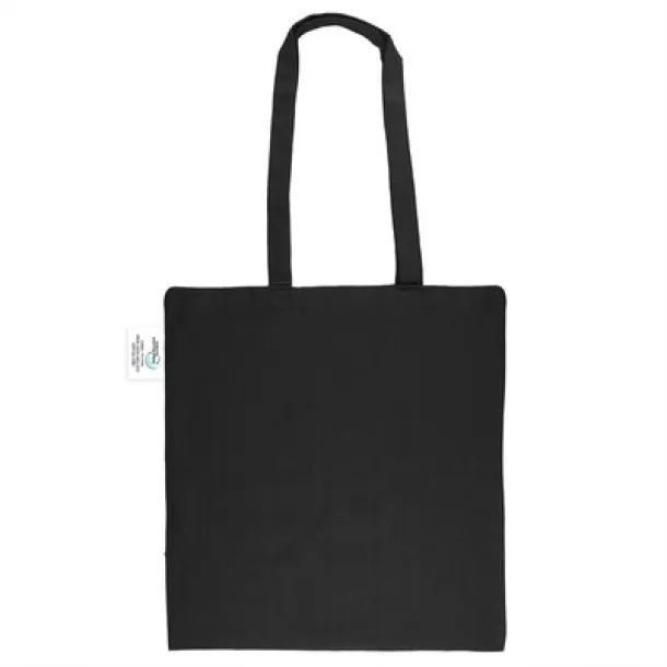  Recycled cotton shopping bag B'RIGHT, 200 g/m2 black