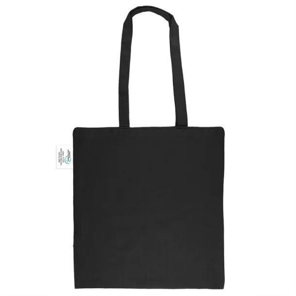  Recycled cotton shopping bag B'RIGHT, 200 g/m2 black