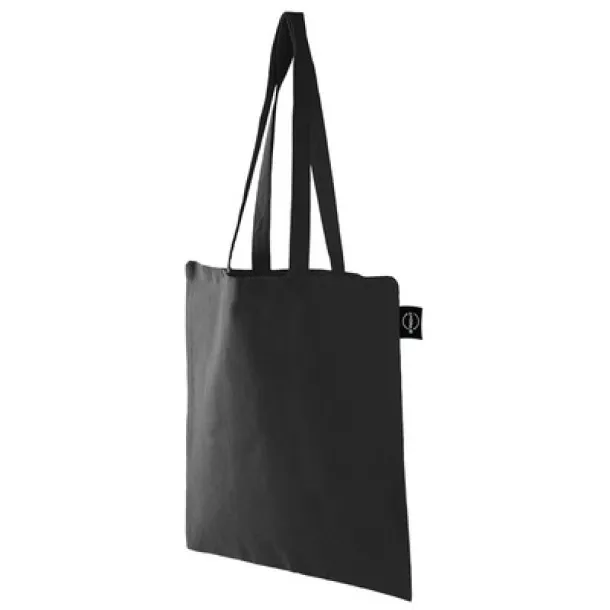  Recycled cotton shopping bag B'RIGHT, 200 g/m2 black