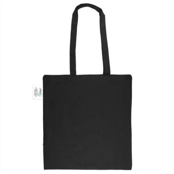  Recycled cotton shopping bag B'RIGHT, 200 g/m2 Crna