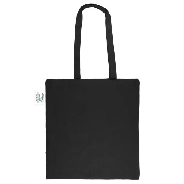  Recycled cotton shopping bag B'RIGHT, 200 g/m2 black