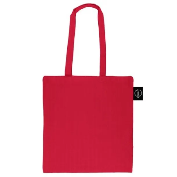  Recycled cotton shopping bag B'RIGHT, 200 g/m2 red