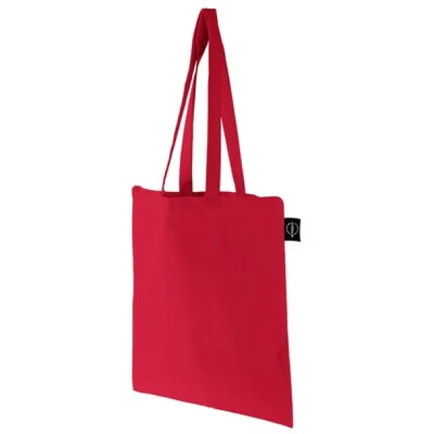  Recycled cotton shopping bag B'RIGHT, 200 g/m2 red