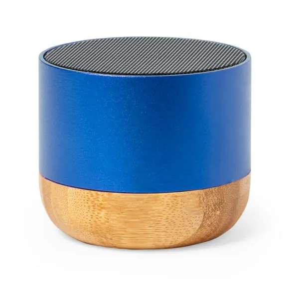  Recycled aluminium wireless speaker 3W blue