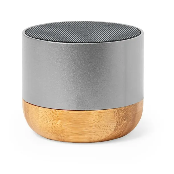  Recycled aluminium wireless speaker 3W Srebrna