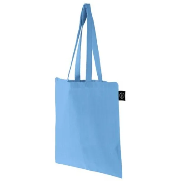  Recycled cotton shopping bag B'RIGHT, 200 g/m2 blue