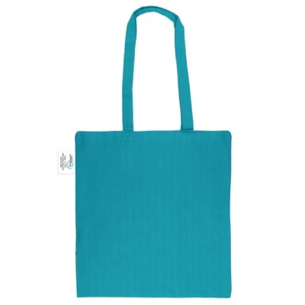  Recycled cotton shopping bag B'RIGHT, 200 g/m2 turquoise