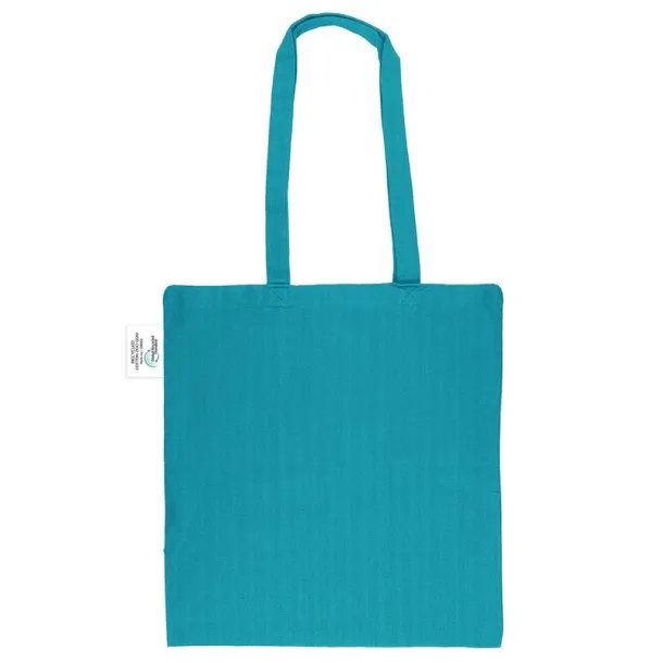  Recycled cotton shopping bag B'RIGHT, 200 g/m2 turquoise