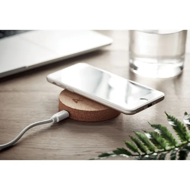 KOKE Round wireless charging pad Beige