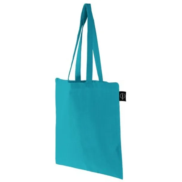  Recycled cotton shopping bag B'RIGHT, 200 g/m2 turquoise