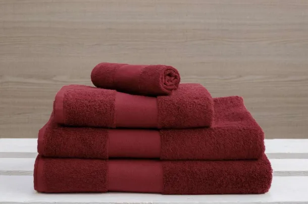  OLIMA CLASSIC TOWEL - Olima Bordeaux