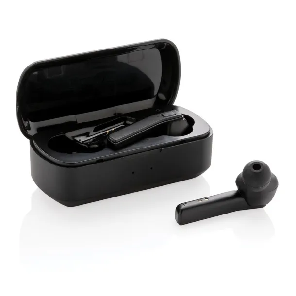  Free Flow TWS earbuds in charging case - XD Collection Black 