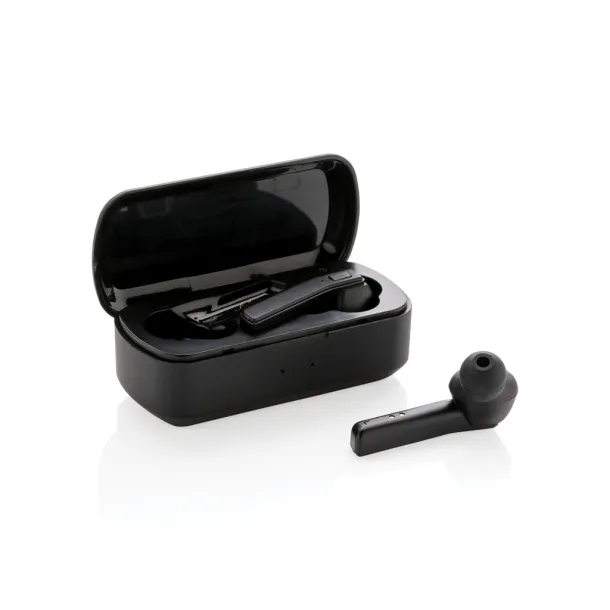  Free Flow TWS earbuds in charging case - XD Collection Black 