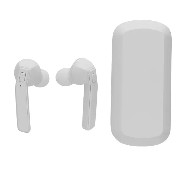  Free Flow TWS earbuds in charging case - XD Collection White 