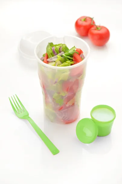 CESAR Salad box  800 ml + 50 ml Light green