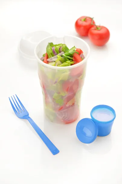 CESAR Salad box  800 ml + 50 ml Light blue