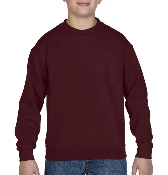  Dječji pulover s okruglim izrezom, 270 g/m² - Gildan Maroon