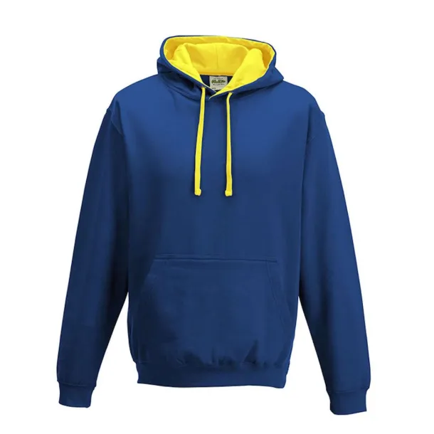  VARSITY HOODIE - Just Hoods Royal blue White