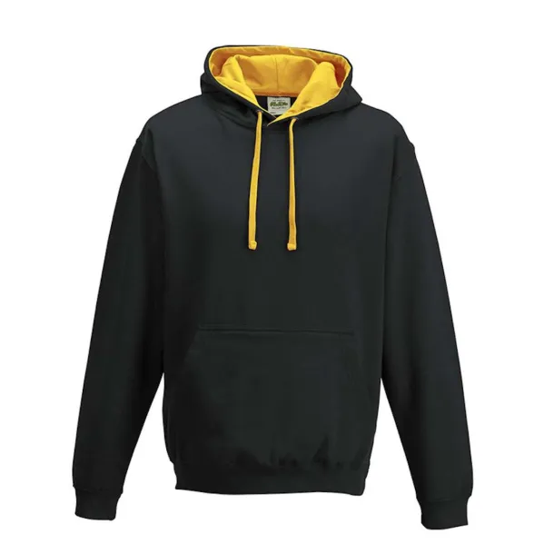  Varsitiy hoodica, 280 g/m2 - Just Hoods Crna Zlatna
