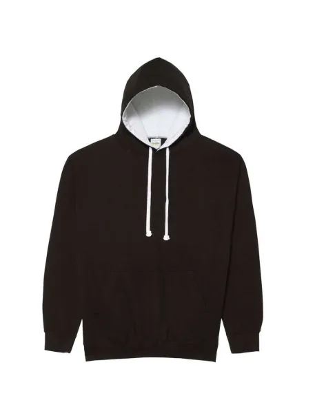  VARSITY HOODIE - Just Hoods Jet Black White