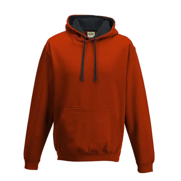  Varsitiy hoodica, 280 g/m2 - Just Hoods Crvena Bijela