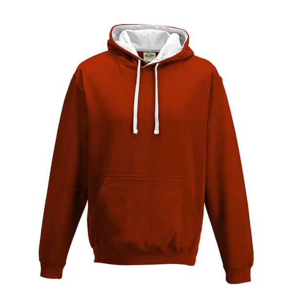  Varsitiy hoodica, 280 g/m2 - Just Hoods Crvena Bijela