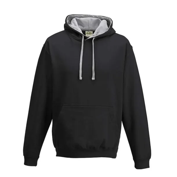  Varsitiy hoodica, 280 g/m2 - Just Hoods Crna Ljubičasta