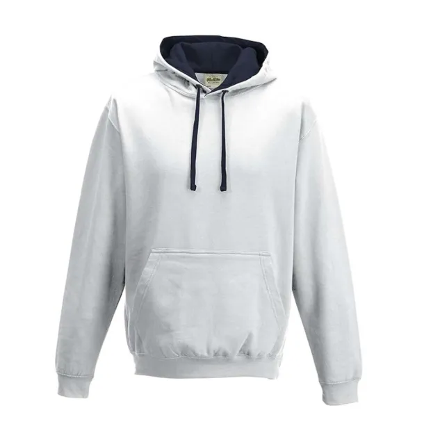  Varsitiy hoodica, 280 g/m2 - Just Hoods Bijela Hot Pink