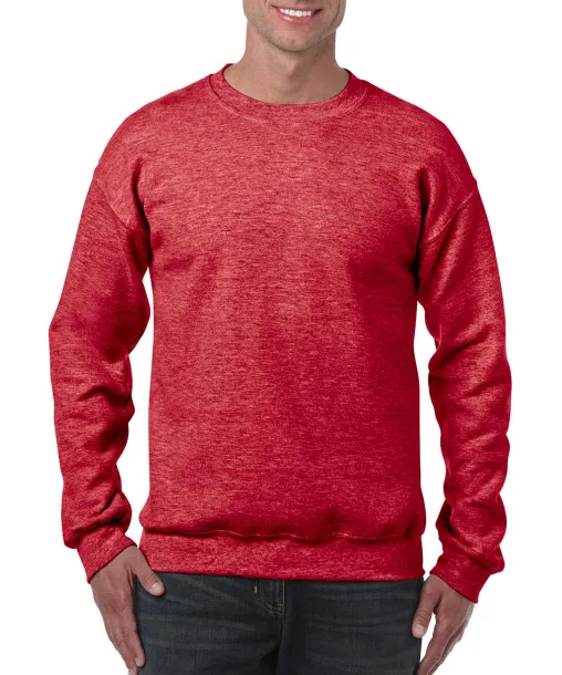  Heavy Blend Adult Crewneck Sweat - Gildan Heather Sport Scarlet Red