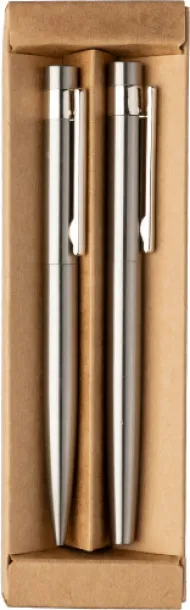 Fritz Recycled stainless steel writing set 