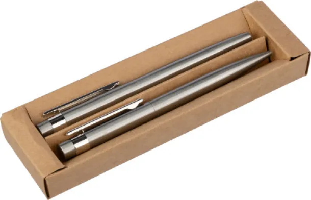 Fritz Recycled stainless steel writing set 