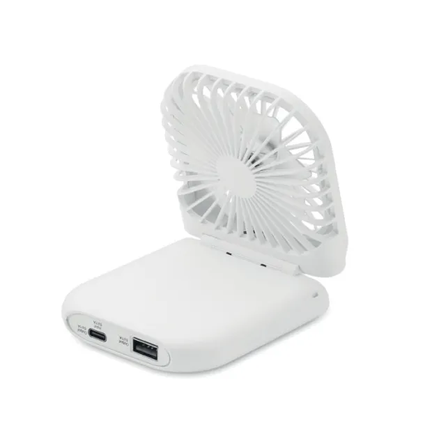 STANDFAN Prijenosni sklopivi stolni ventilator Bijela