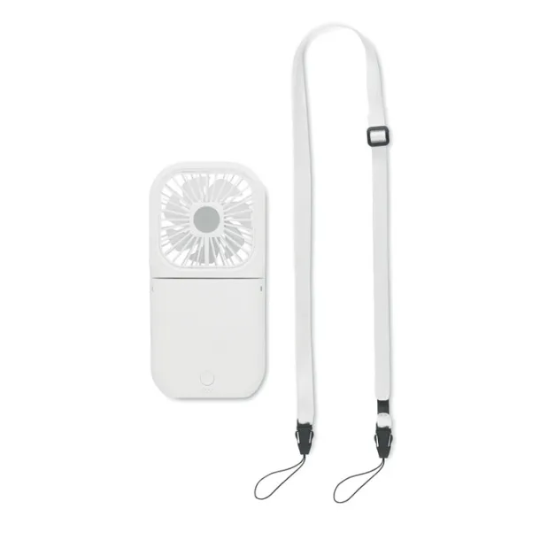 STANDFAN Portable foldable or desk fan White