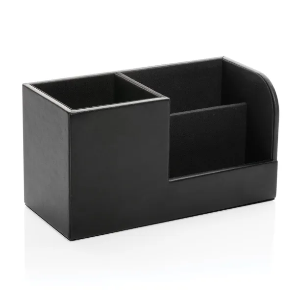  Swiss Peak RCS recycled PU Desk organizer - Swiss Peak Black 