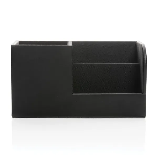  Swiss Peak RCS recycled PU Desk organizer - Swiss Peak Black 