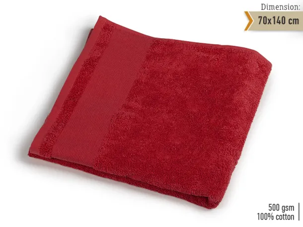 SPA 70 towel 70 x 140 cm - EXPLODE Red